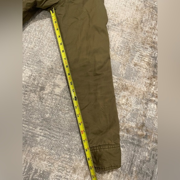 Horny Toad Green Ghostwriter Utility Jacket Wool Blend Lining Women’s Size Small - Picture 15 of 16